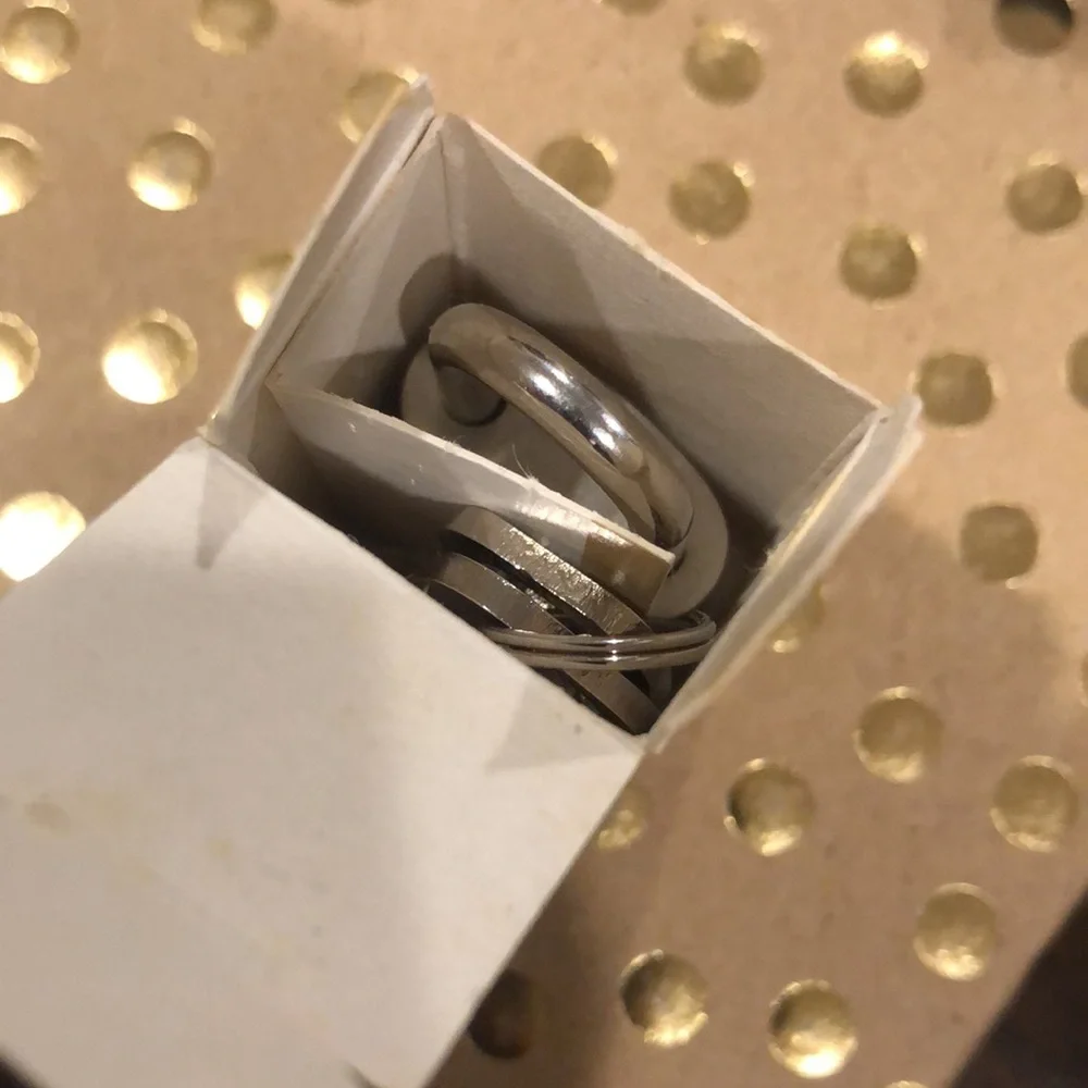LOUIS VUITTON NIB Silver Lock 2-Key Brushed Palladium Made In France RARE #321
